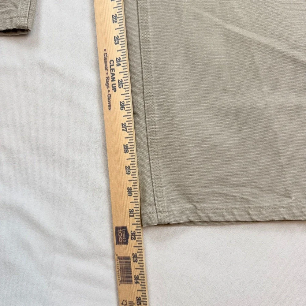 Carhartt B11-DES Original Dungaree‎ Fit Canvas Work Pants Desert Tan 35x30 EUC